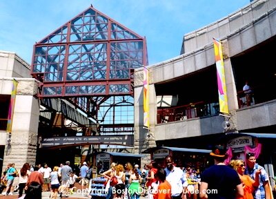 Quincy Market is a favorite Boston shopping area