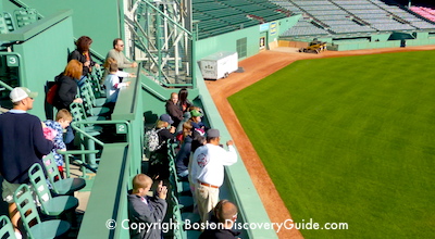 Fenway Park from the top of the Green Monster - July Boston Red Sox schedule Fenway Park from the top of the Green Monster - July Boston Red Sox schedule