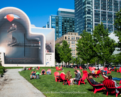 Rose Kennedy Greenway in Boston