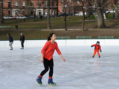 Boston attractions: Ice skating rinks in the city