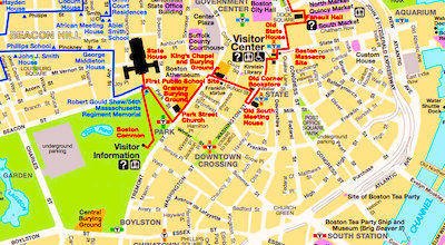 Best Boston Map Best Boston Map