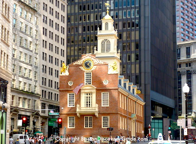 Old Massachusetts State House in Boston