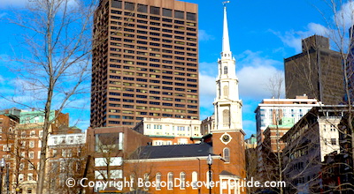 Boston's Freedom Trail:  Park Street Church