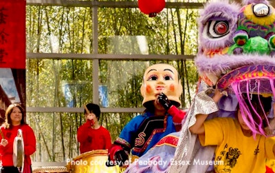 Lunar New Year Celebration in Boston - photo courtesy Peabody Essex Museum