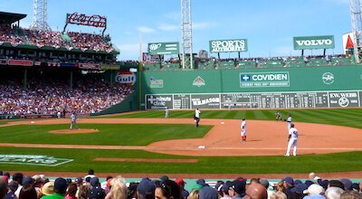 Fenway Park, home of the Boston Red Sox