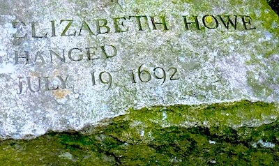 Salem MA gravestone - witch trials