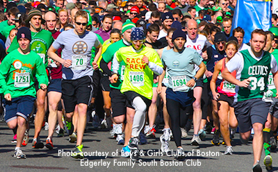 St Patrick's Day 5K race in South Boston