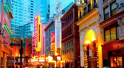 Boston Theatre District - Washington Street