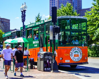 Boston Trolley tours