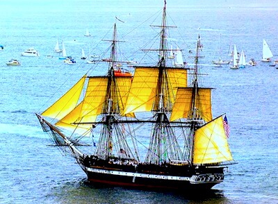 USS Constitution - Labor Day begivenheder i Boston