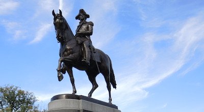 George Washington statue in Boston's Public Garden