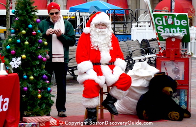Globe Santa - Boston December event