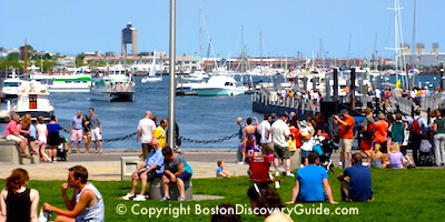 Columbus Park on Boston's Downtown Waterfront