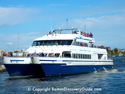 Boston Harbor Island cruise boat