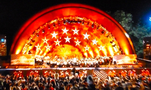 July 4th Celebrations at Boston's Hatch Shell