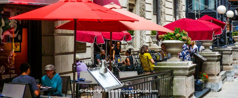Scollay Square Restaurant's Patio Dining in  Beacon Hill / Historic Downtown Boston
