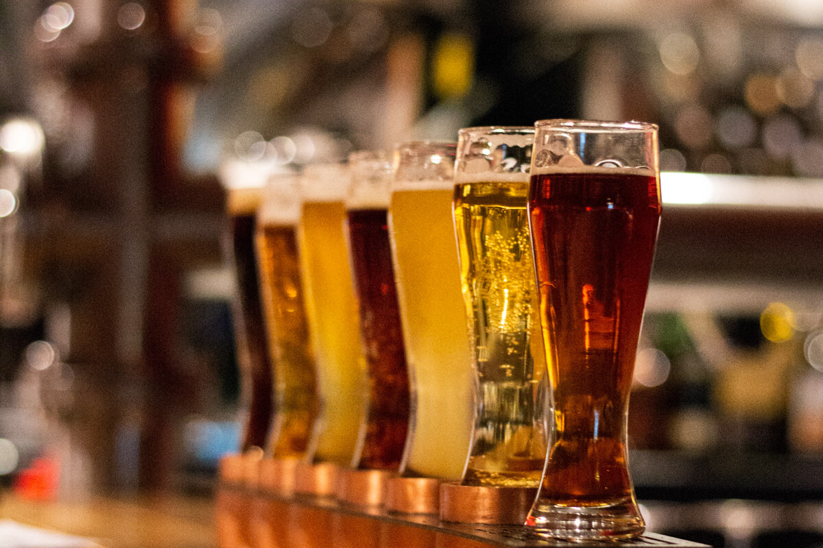Beer flight - Photo courtesy of Kyryll Ushakov Beer flight - Photo courtesy of Kyryll Ushakov