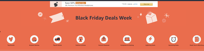 Black Friday sale at Amazon Black Friday sale at Amazon