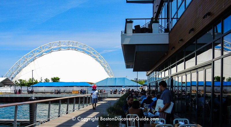 Leader Bank Pavilion on the South Boston Waterfront