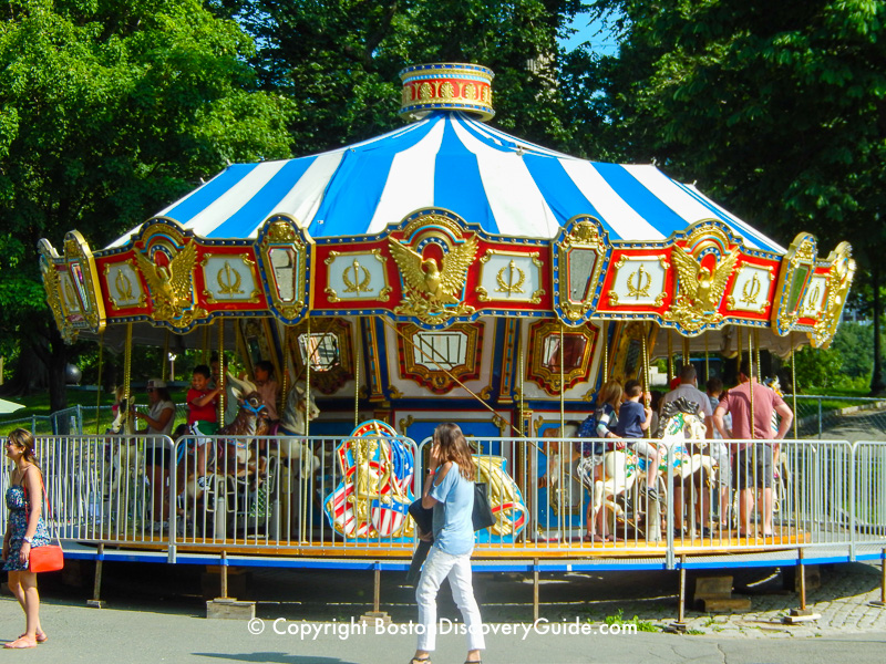 Boston Common's carousel