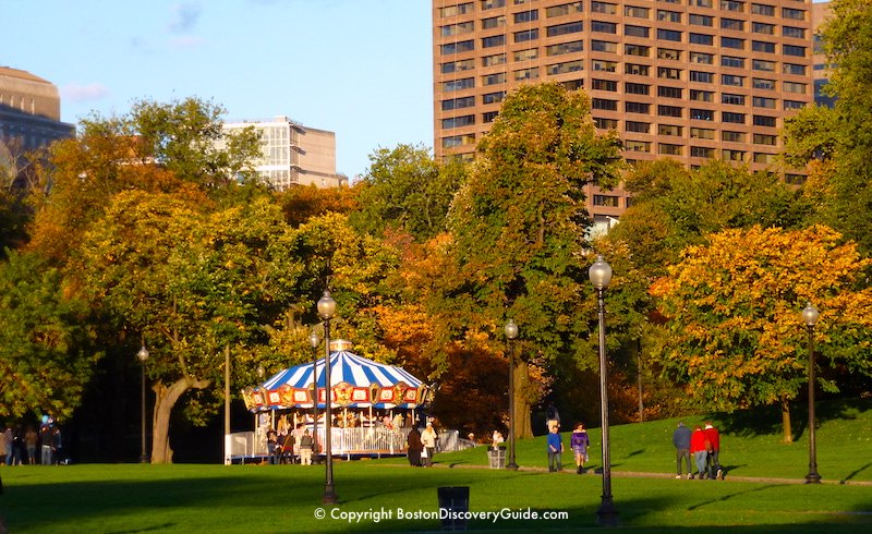Carousel on Boston Common - Mid-October