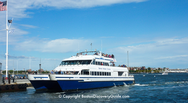 Boston Harbor cruise boat