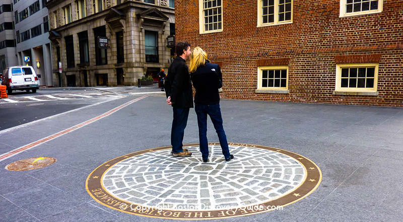 Boston Massacre Memorial on the Freedom Trail 