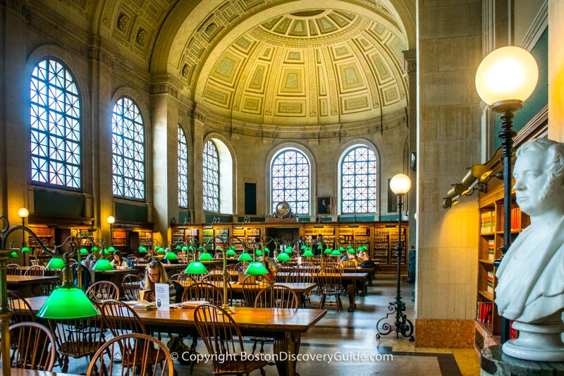 Boston Public Library Most Library in America Boston