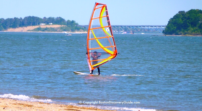 Windsailing at Carson Beach Windsailing at Carson Beach