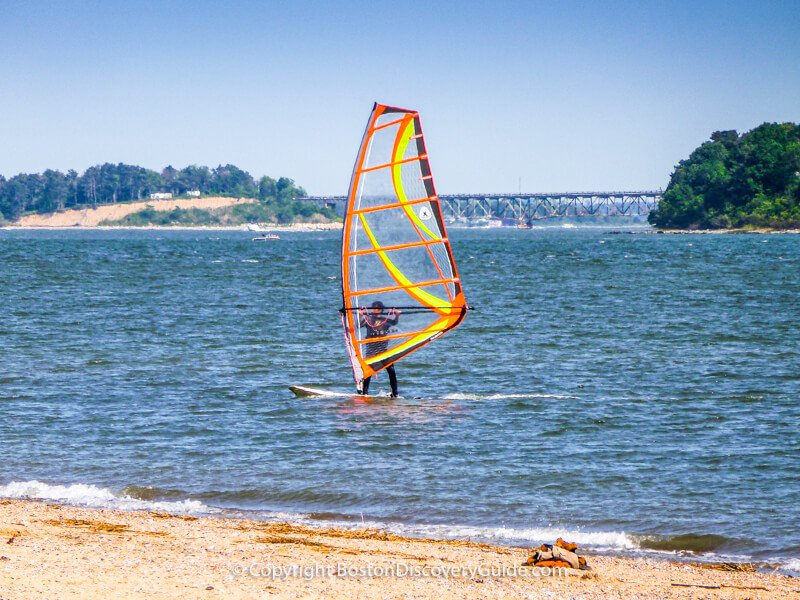 Windsailing at Carson Beach