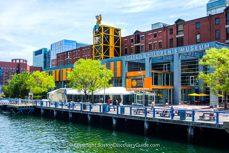 Boston Children's Museum overlooking Fort Point Channel