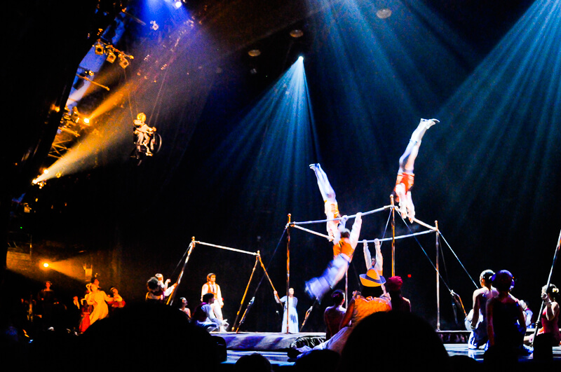 Cirque du Soleil acrobats - Photo credit: greyloch, Creative Commons