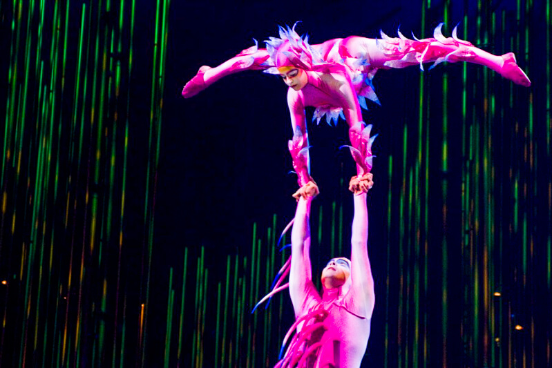 Cirque du Soleil acrobats - Photo credit: www.focka.com.br|Mariana Oliver, Creative Commons license