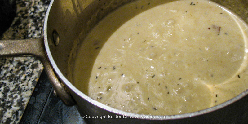 New England clam chowder New England clam chowder