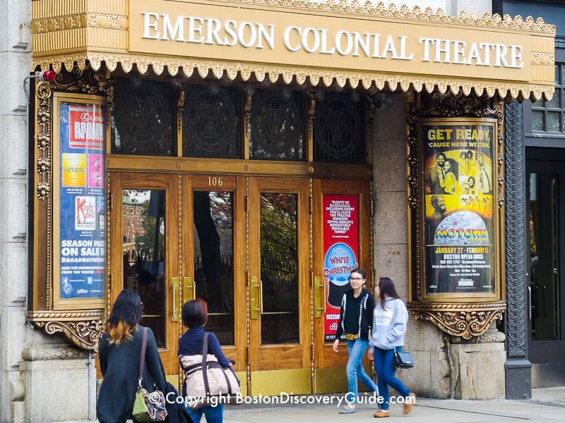 Citi Performing Arts Center Emerson Colonial Theatre Seating Chart