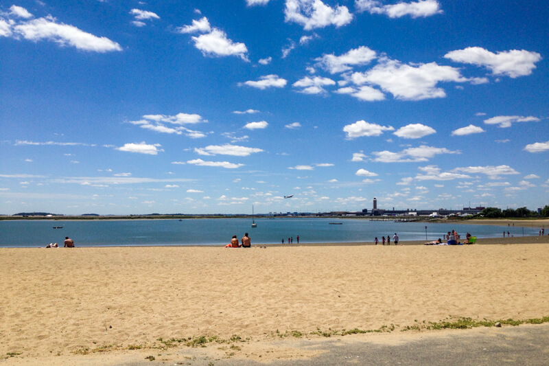 Constitution Beach in East Boston