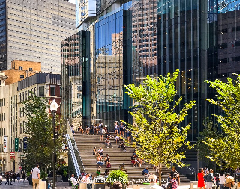 The Stairs in Downtown Crossing