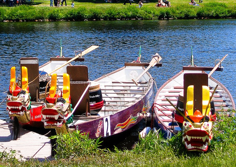 Dragon boats