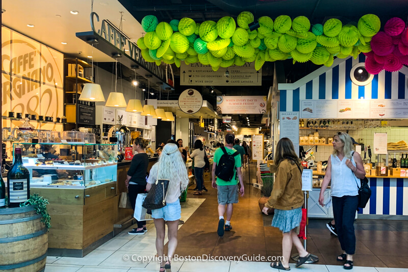 Caffe Vergnano near the entrance to Eataly