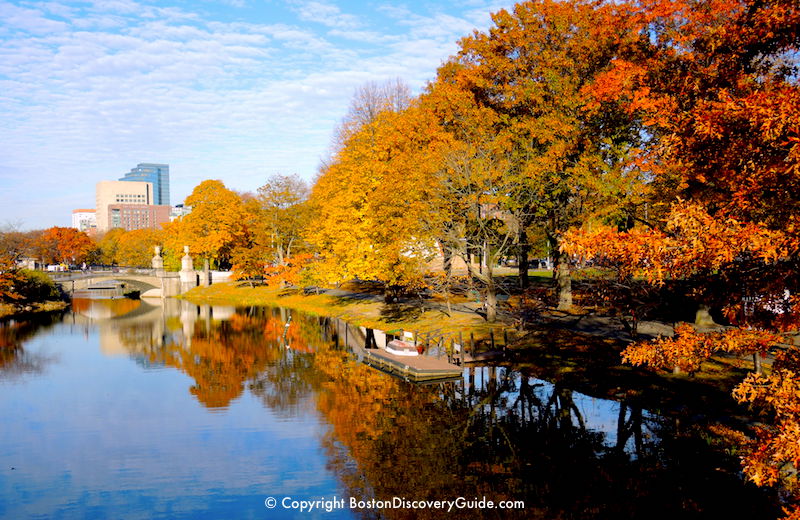 Canals along Boston's Esplanade