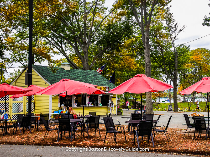 Beer garden on the Esplanade