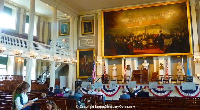 Colonial reenactors during Boston's Harborfest Colonial reenactors during Boston's Harborfest