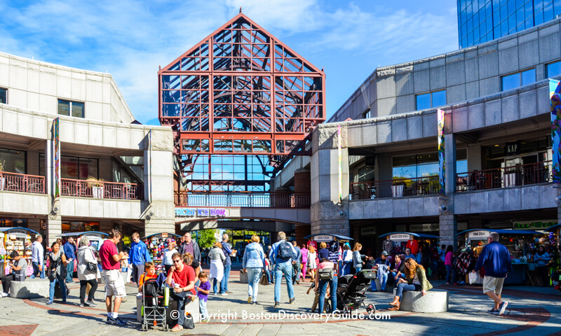 Faneuil Marketplace near Boston's Greenway Faneuil Marketplace near Boston's Greenway
