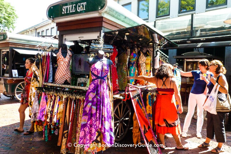 Shopping at Faneuil Marketplace