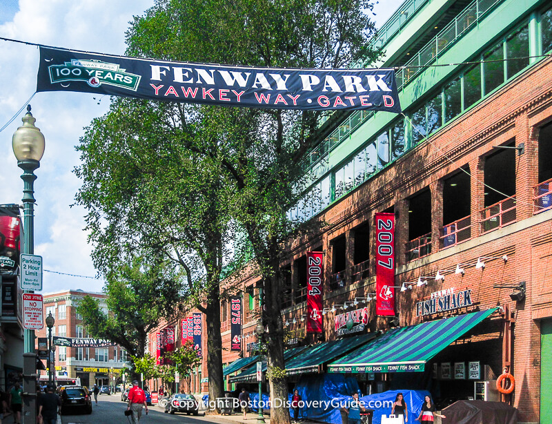 Fenway Park in Boston's Fenway neighborhood