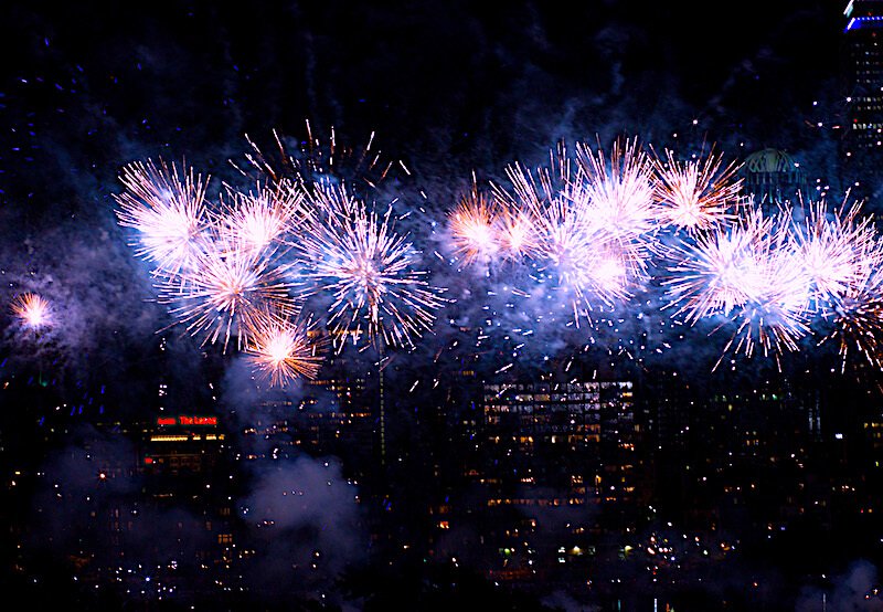 Boston July 4th fireworks