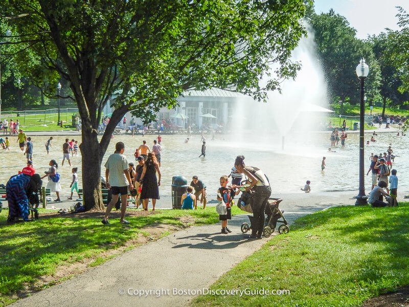 Frog Pond on Boston Common