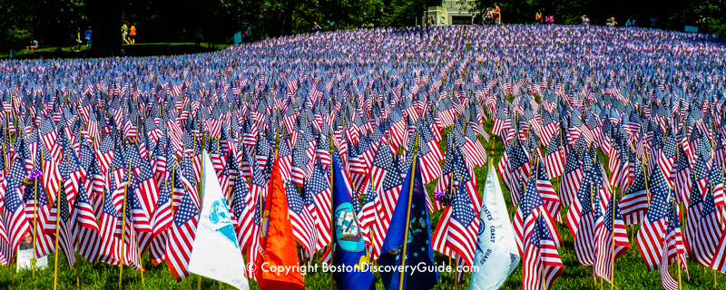 Garden of Flags in Boston