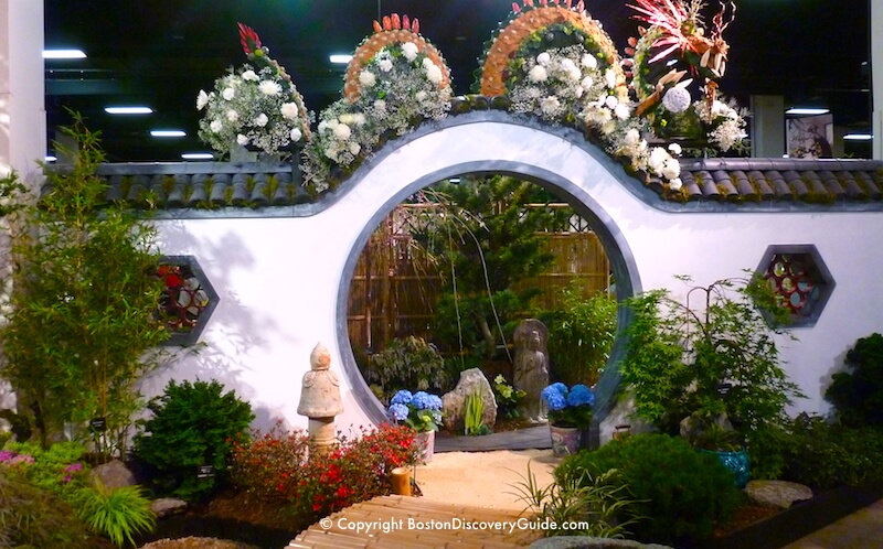 Boston Flower and Garden Show - Moon Gate Boston Flower and Garden Show - Moon Gate
