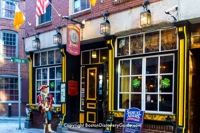 Green Dragon Tavern in Boston's historic downtown Green Dragon Tavern in Boston's historic downtown